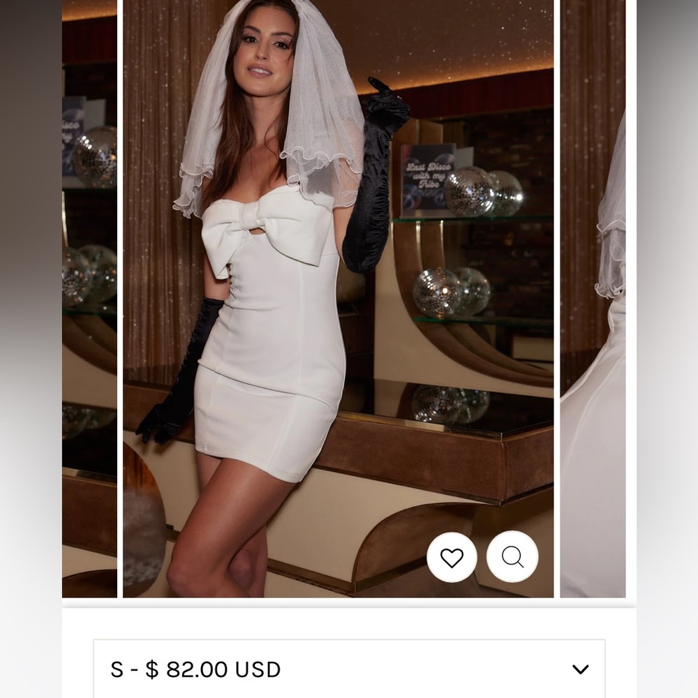 White Bow Dress